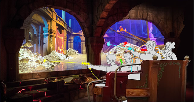 Interactivity in Dark Ride