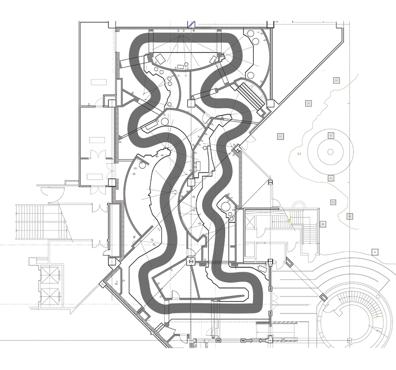 Dragons Wild Shooting, Track Layout