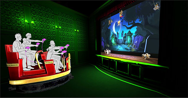 Erratic Dark Ride Interactivity