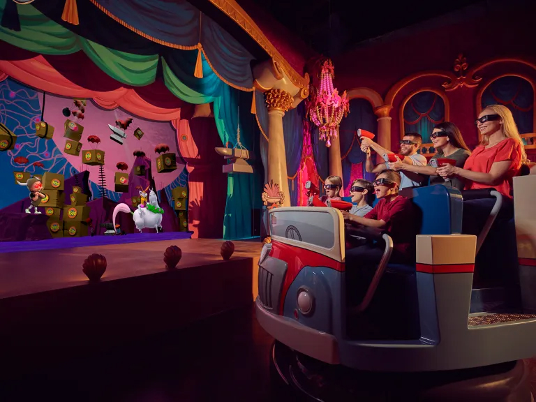 Any-Mayhem interactive dark ride