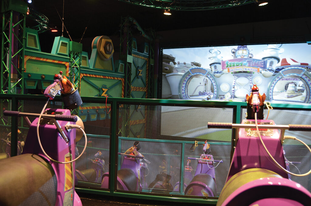 PVZ interactive theatre guests