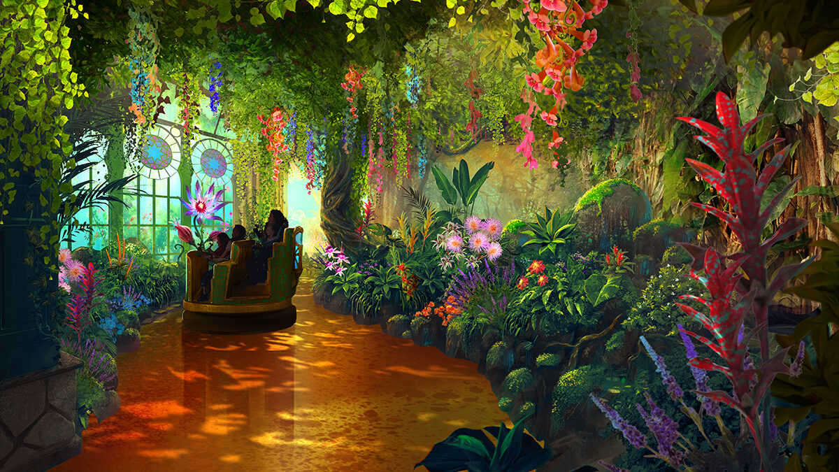 The Enchanted Greenhouse: a new interactive dark ride is sprouting